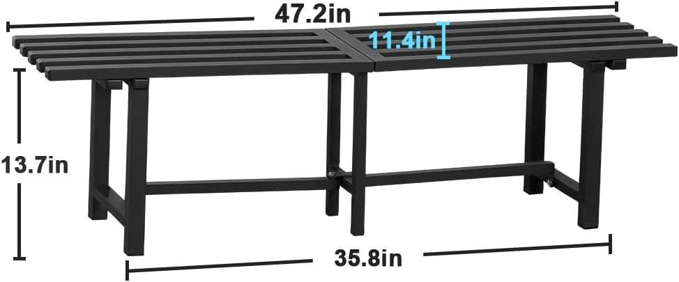 Soporte aluminio para plantas 300lbs L47.2xW11.4xH13.8