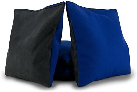 Bolsas cornhole doble cara gamuza lona relleno resina 4 pzas