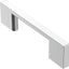 Pack 10 Tiradores Cromados 3pulg Rectangulares Cocina
