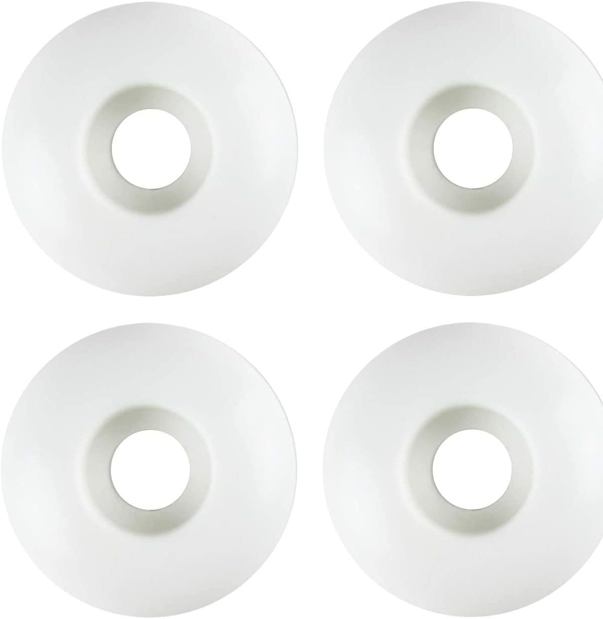 Monopatín completo blanco moose 7.75 con trucks plateados