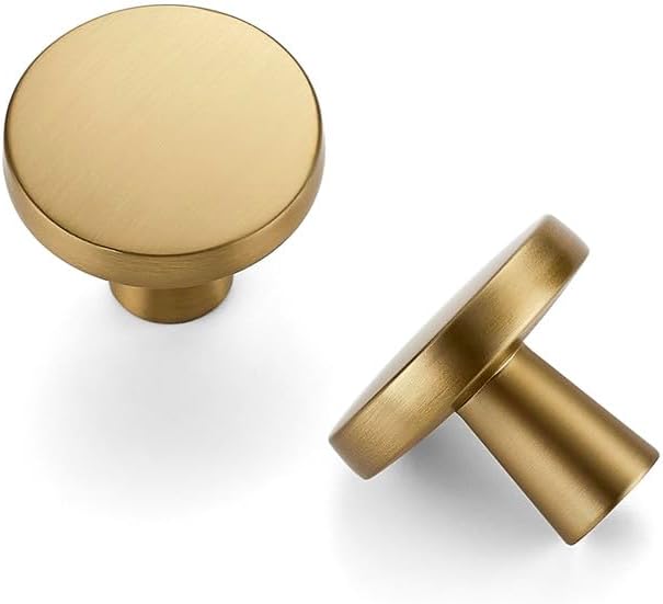 30 Pomos Bronce Champán para Cajón 1-1/4pulg Tocador Cocina