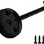 Gancho pared acero inox largo 5" para abrigos set 4