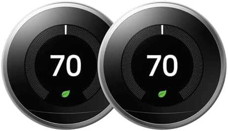 Termostato Nest acero inox 3ª gen (T3007ES-US) set 2