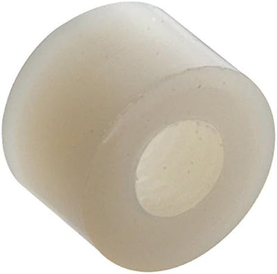 Separador nailon roscado 1/4-20 x 1/4 pulg pack 15 blanco