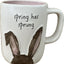 Taza café con orejas de conejo