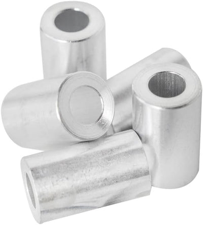 Espaciador aluminio 3/4x3/8 sin rosca para pernos 3/8 o M10