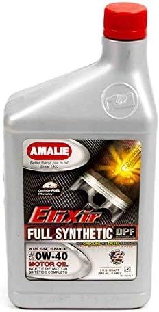 Aceite motor sintético Elixir 0W-40 1qt