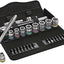Set trinquete metal cuadrado empuje 3/8 imperial 29 pzas