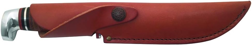 Funda piel cuchillo cazador