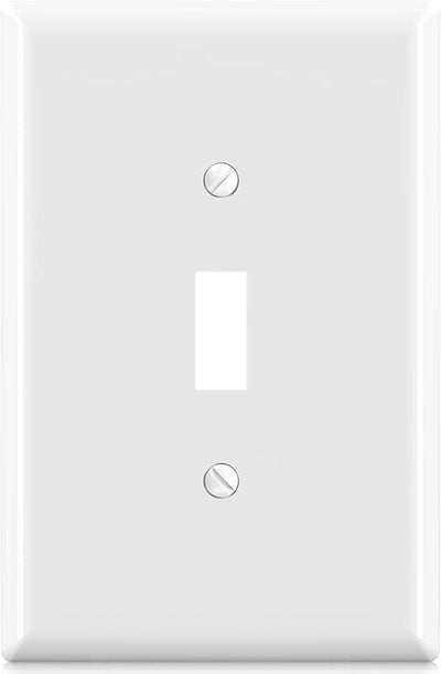 Placa interruptor pared gran tamaño cubierta luz 1 banda