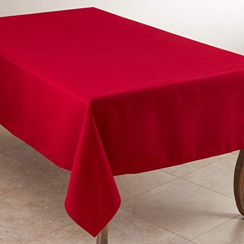 Mantel diario 65x160pulg color rojo
