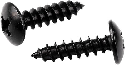 Tornillos madera M3 acero carbono 20uds negro