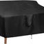 Funda impermeable sofá biplaza patio 58x32.5" UV resistente