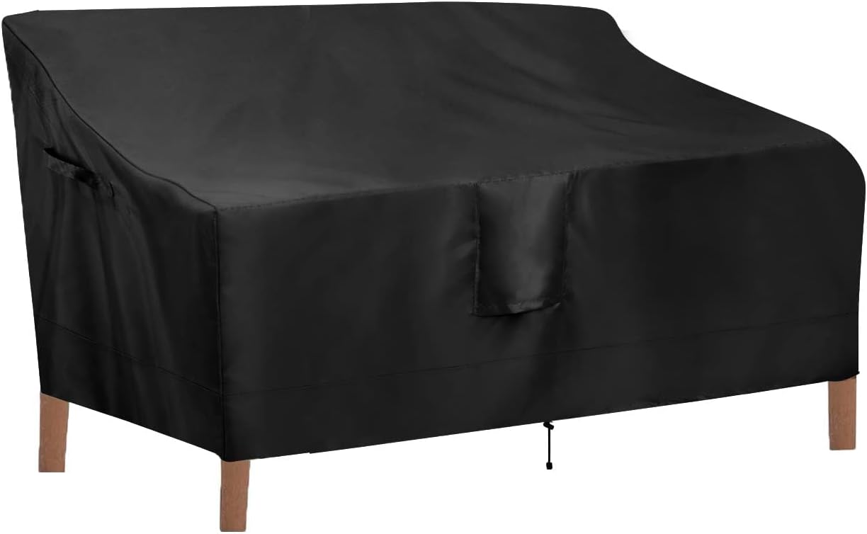 Funda impermeable sofá biplaza patio 58x32.5" UV resistente