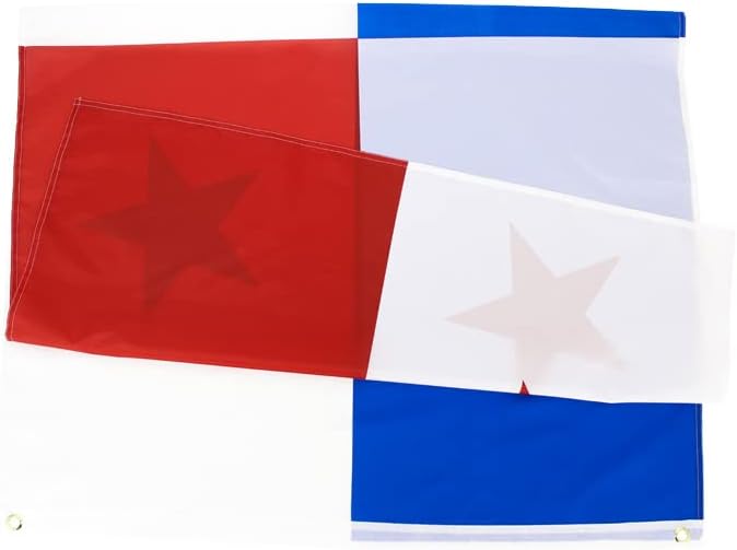 Bandera Panamá 3x5ft con ojales latón