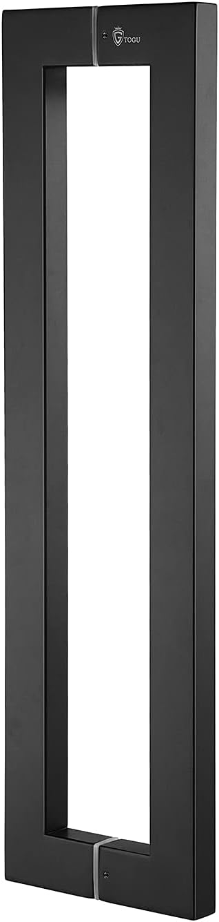 Manija puerta acero inox cuadrada 35.433pulg madera vidrio