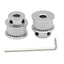 2 Pzas Polea 2GT 30 Dientes 0.250pulg para Impresora 3D