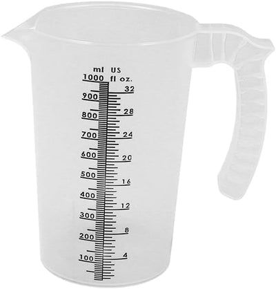 Jarra medición multiusos 32oz translúcido