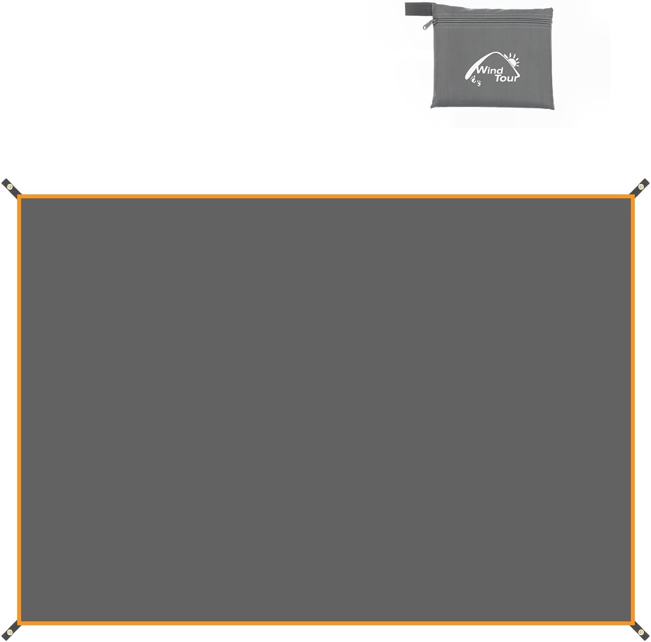 Lona portátil para camping senderismo 57x83pulg con bolsa