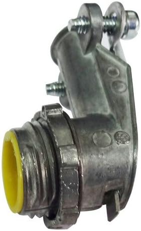 Conector caja compresión 90 grados 3/8pulg pack 50
