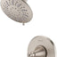 Set cabezal ducha moldura válvula níquel cepillado