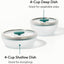 Set 4 Pzas Utensilios Microondas Vidrio Tapa Ventilada
