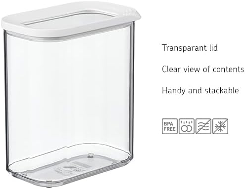 Caja almacenamiento con tapa transparente 50.7oz