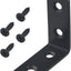 Set 20 soportes en L para muebles madera gabinete 1.969pulg