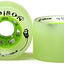 Ruedas skate interiores exteriores 62x38pulg verde