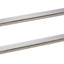 Manijas puerta ducha acero inox 18" espalda pulida