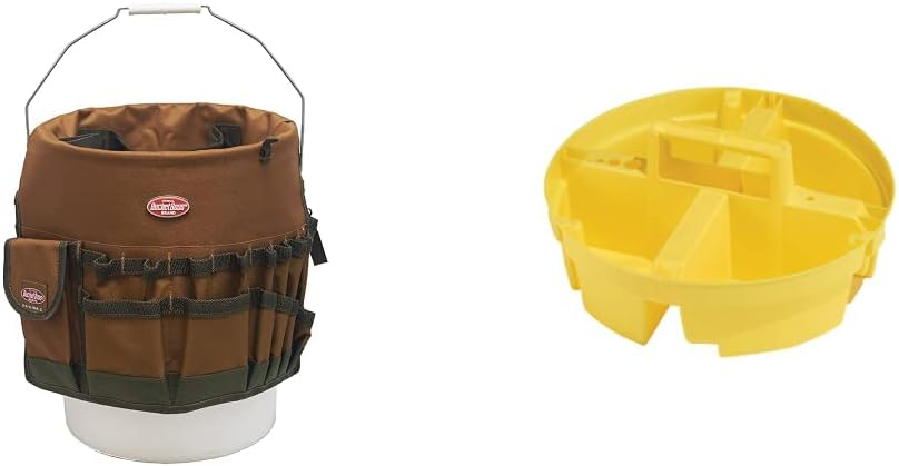 Organiz. herramientas cubo marrón y amarillo 10030 15051