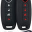 Funda silicona llavero comp Nissan 2023-26 4 botones negro