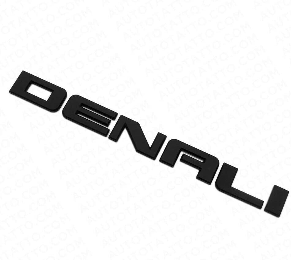 Emblemas placa identificación GM Yukon Sierra 07-16 negro