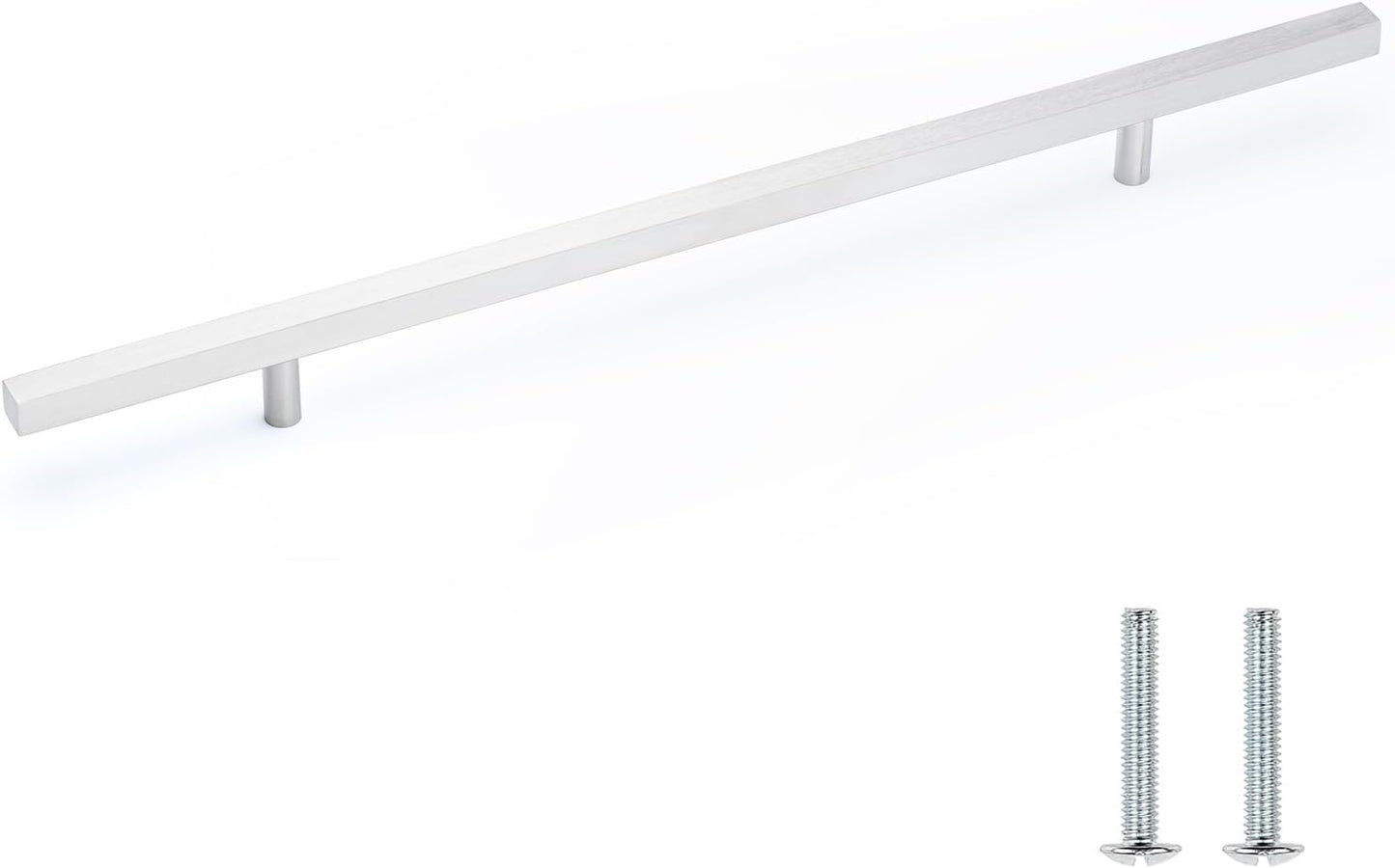 Tirador cuadrado acero inox para cajones cocina 14pulg