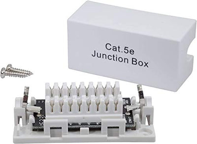 5 Pzas Cajas Conexiones Cat 5E Tipo Perforado UL