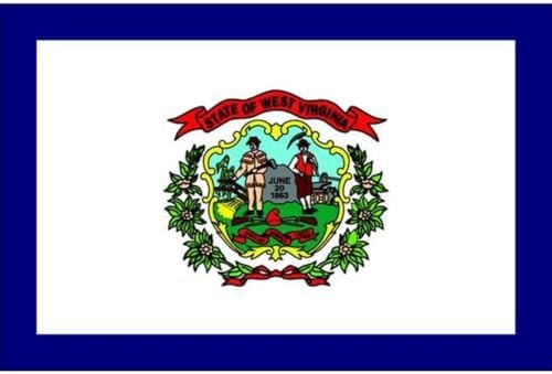 Bandera Virginia Occidental 3x5ft fabricada EE.UU.