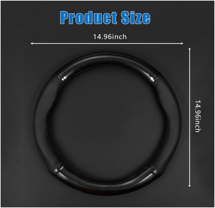 Funda volante transpirable fibra carbono antiderrap