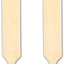 2 Espátulas Madera Cocina Volteador 13pulg Antiadherente