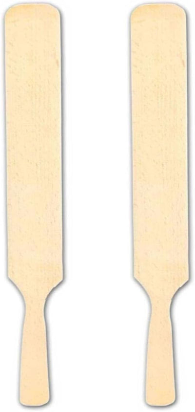 2 Espátulas Madera Cocina Volteador 13pulg Antiadherente