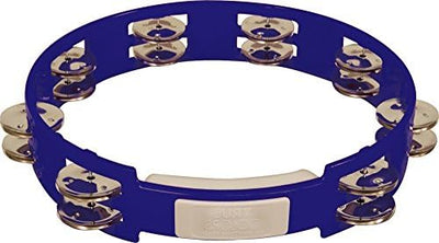 Pandereta 10pulg colores verdaderos azul cobalto