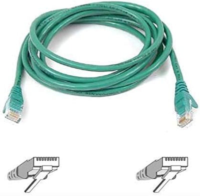 Cable Cat-6 sin enganche 14ft verde