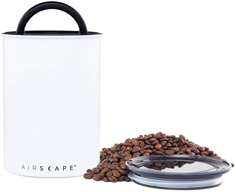 Recipiente café acero inox con tapa hermética patentada