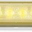 Luz estroboscópica ámbar 4 LED ultra delgada