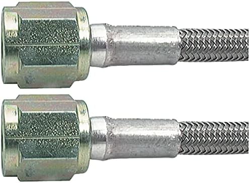Líneas acero trenzado #3 12" con -4 extremos