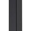 Brazo ducha techo negro mate 20" cuadrado