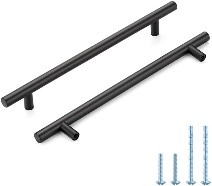 Manijas acero inox 7.5" pack 30 para armarios y cajones