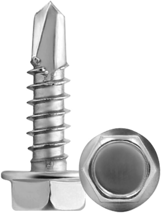 Tornillos autohex 14x2-1/4 acero inox 410 set 30
