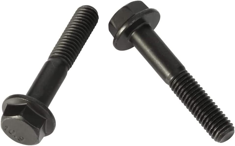 Pernos hexagonales con brida M6x50mm acero aleación 10 pzas