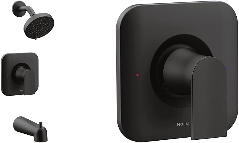Ducha moderna con control de presión y temperatura