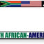 Cubierta soporte etiqueta matrícula sudafricana